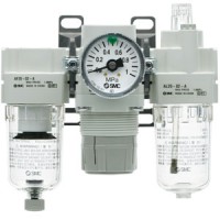 SMC三联件AC40-04DG-A过滤减压油雾器